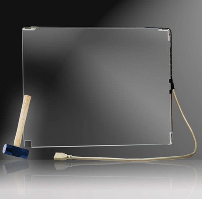 El panel táctil anti del Smart Home del vándalo moderó el interfaz USB/RS232 del vidrio con la aguja suave