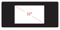 27&quot; integrado pantalla táctil capacitiva descriptiva de G+G, el panel de la pantalla táctil del Lcd
