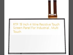 RTP 19 pulgadas panel de pantalla táctil resistente de 4 alambres para industrial, multi toque