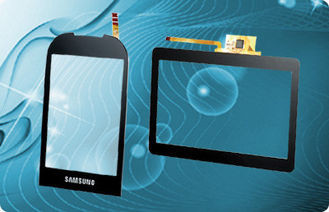 pantalla táctil capacitiva proyectada finger multi de 3,5 pulgadas, el panel multi de la pantalla táctil