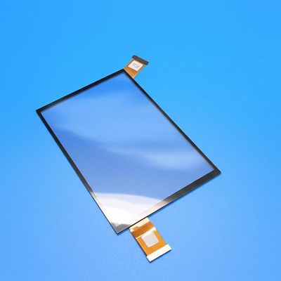 5V de voltaje de entrada pantalla táctil capacitiva personalizada con vidrio de cubierta de 4,0 mm y transparencia ≥ 83%