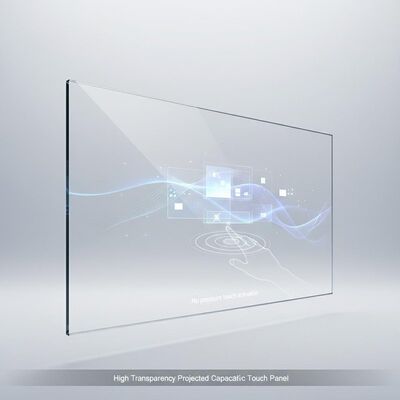 Panel táctil capacitivo proyectado de alta transparencia que proporciona fuerza de activación táctil sin presión y superficie antirreflejos y antihuellas dactilares para señalización digital