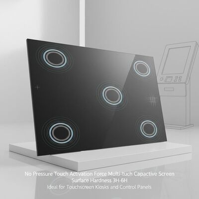 Fuerza de activación táctil sin presión Pantalla capacitiva multitáctil con dureza superficial 3H-6H Ideal para quioscos con pantalla táctil y paneles de control